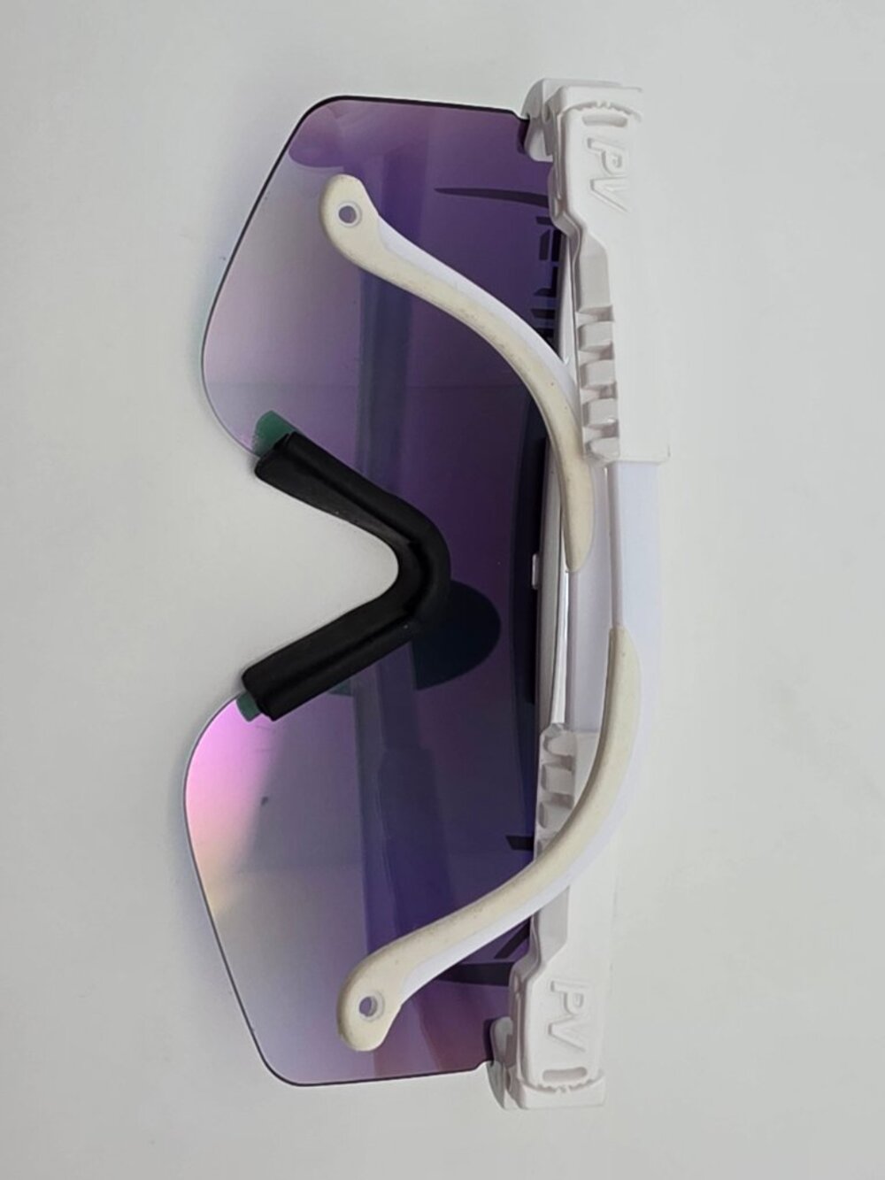 *SOLD* Pit Viper Miami Nights 2000 White Frame Rainbow Photochromatic Sunglasses - Picture 12 of 15